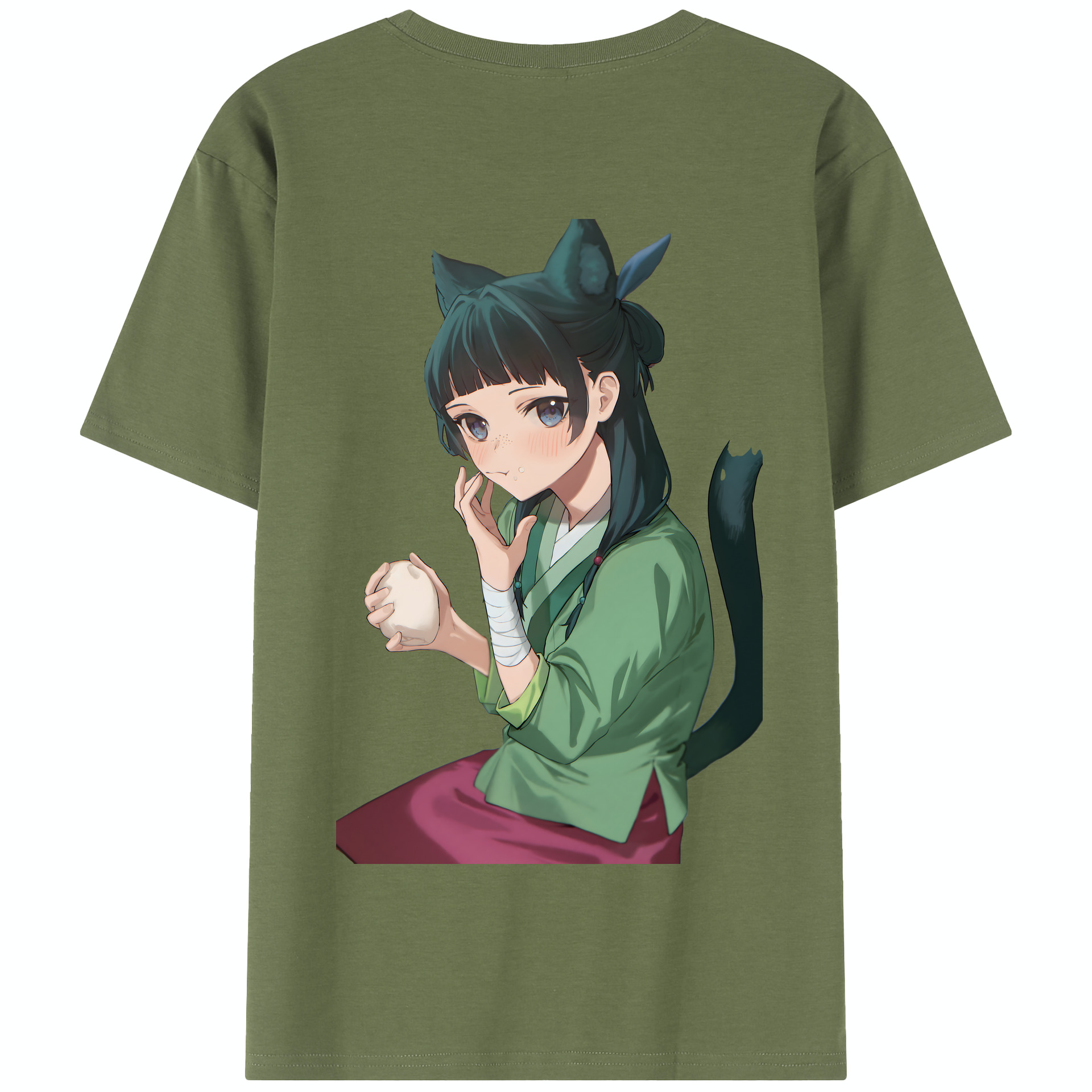 （画像用） 薬屋のひとりごと The Apothecary Diaries 綿100％半袖Tシャツ（背面プリント）
